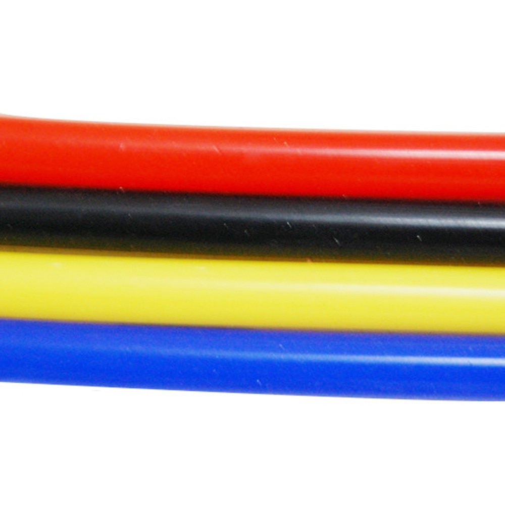 Universal 1m id 10mm/12mm/14mm/16mm turbo luftfilter silikone vakuumslange 100%  køler silikoneslange rør indsugningsrør sort/blå