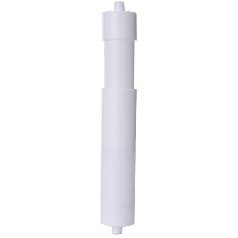 White Plastic Replacement Toilet Roll Holder Roller Insert Spindle Spring
