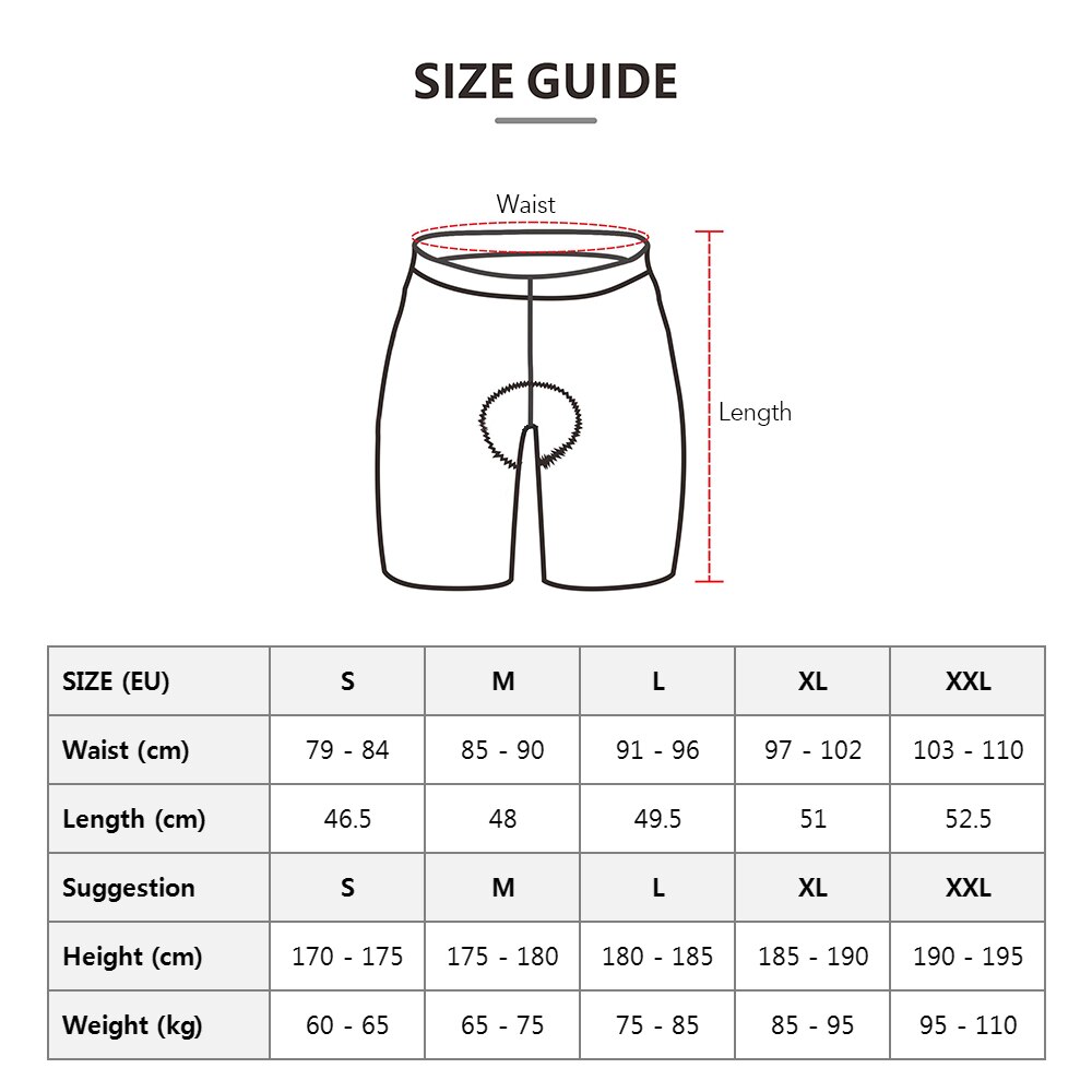 Men Cycling Padded Shorts culotte ciclismo hombre Bicycle Road Bike MTB Mountain Bicycle Shorts