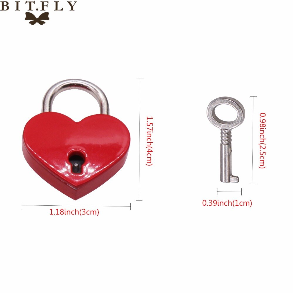 Mini serrure en forme de cœur avec clé, accessoires de jeu de mariage, joli pour les invités, magnifique verrou à souhaits, fournitures de bricolage