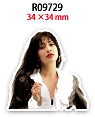 Abalorios acrílicos de Selena Singer para niña, accesorios de decoración para la fabricación de pendiente DIY, 30 Uds.: R09729
