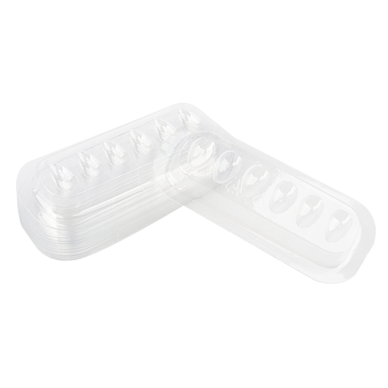 100 pièces porte-colle à cils Palette Extension de cils support adhésif tampons bande en forme de joint en plastique Palette cils artiste accessoires: Ivoire