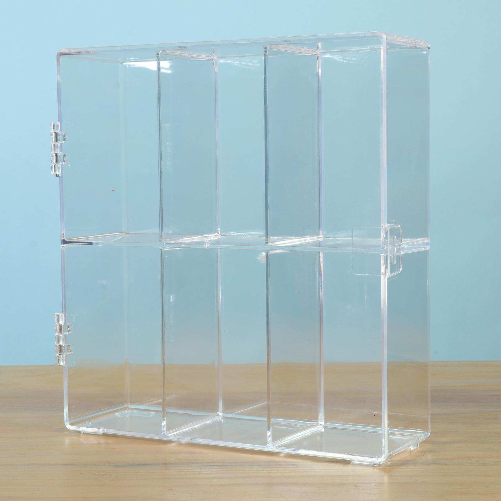 Acrylic Display Rack 6 Shelves Multi-Layer Protection Storage Box for