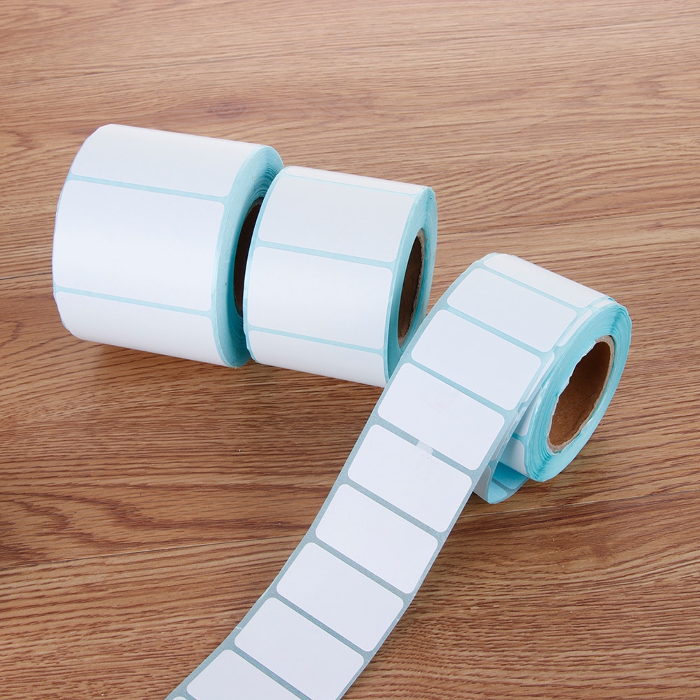 700Pcs/Roll Thermische Sticker Adhesive Papier Blanco Tag Waterdicht Pakket Label Supermarkt Prijs Print Levert Briefpapier Sticke