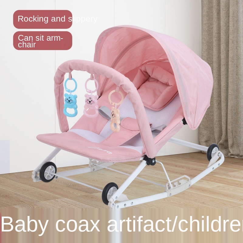 Lazychild Baby Schommelstoel Baby Comfort Fauteuil Shaker Slapen Kinderen Wieg Bed Schommelstoel Met Wielen