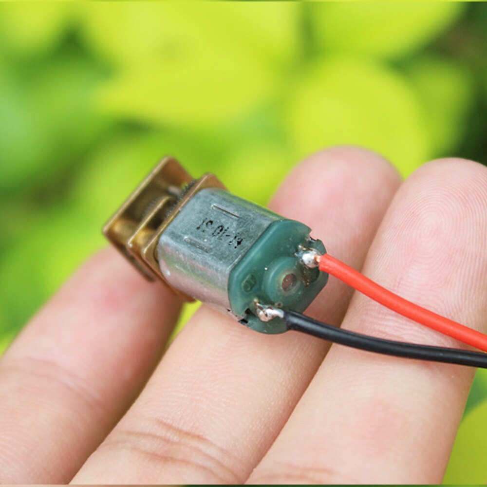 Micro Mini moteur à engrenages N20 3V-6V 5 Volt 33RPM-67RPM, vitesse lente, couple élevé, boîte de vitesses entièrement en métal, moteur électrique pour jouet de loisir