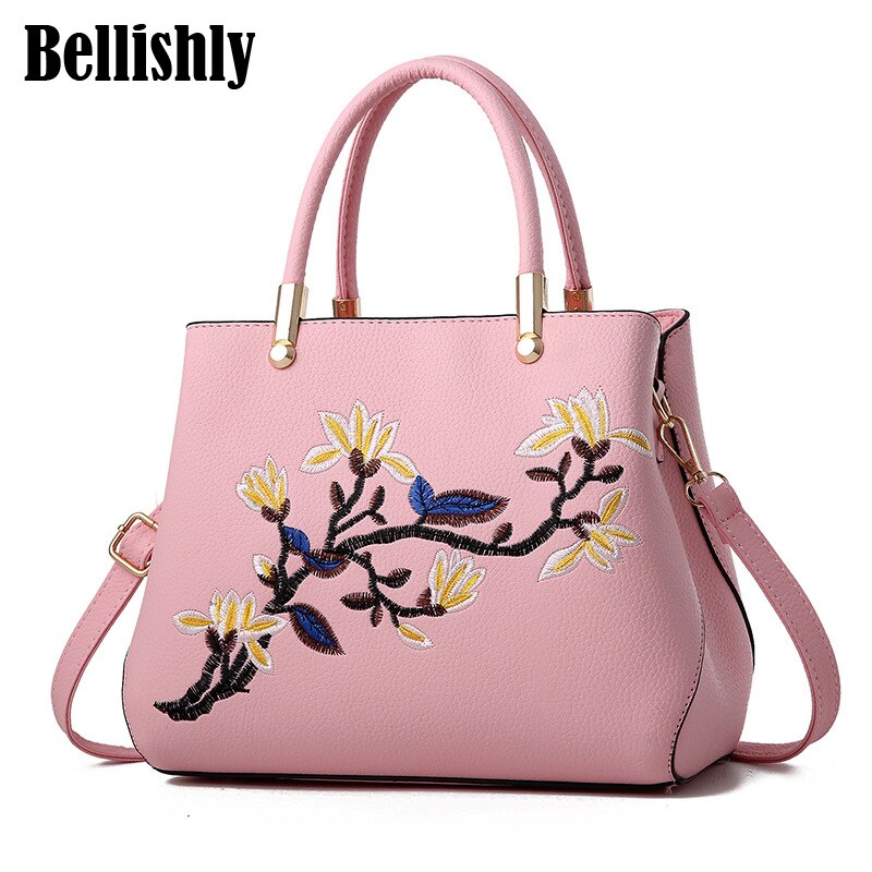 Bellishly Dame Bloemen Patroon Modis Handtassen Damesmode Torebki Takken Tassen Schouder Messenger Pack Vrouwelijke Louis Sac