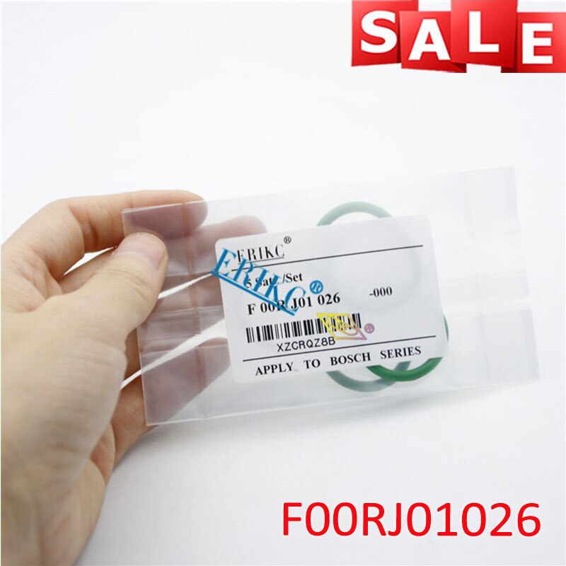 ERIKC F00R J01 026 Standard O Ring Cord F00RJ01026 Fuel Silicone Sealing Ring F 00R J01 026 for 0445120# Built-Injector