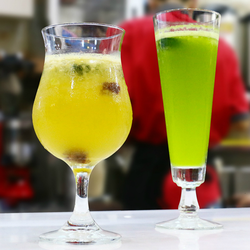 Hittebestendige Transparante Bier Wijn Glas Huishouden Drankjes Dessert Milkshake Thee Melk Koppen Multifunctionele Drank Bekers