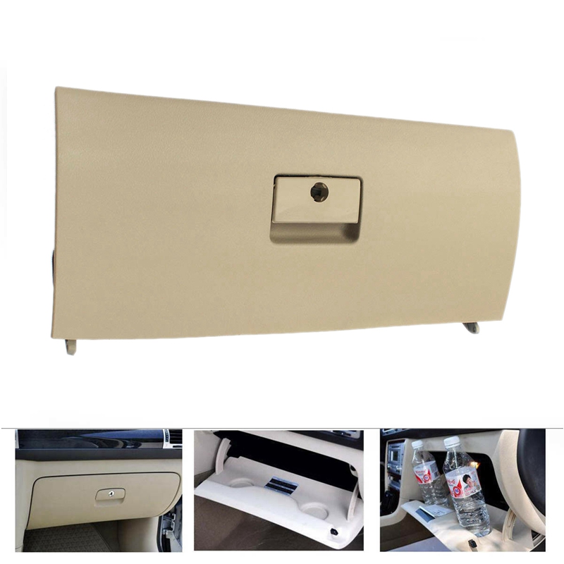 Cubierta Beige para guantera de copiloto, compartimento de almacenamiento para Golf 4 Bora 1998-2004 1J1857121A: Default Title