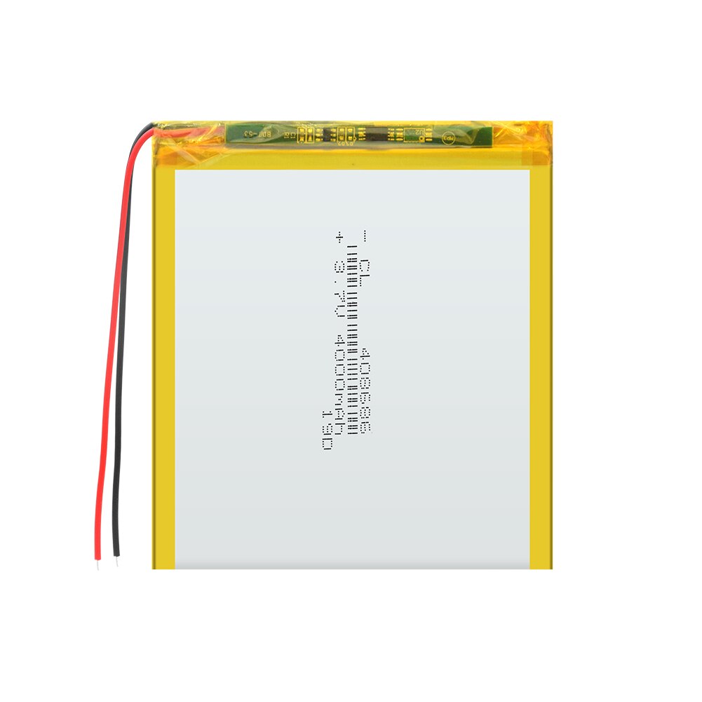 Batteria Li-ion Polimero - 3.7V 4000mAh - Batteria Sostitutiva Ricaricabile per Altoparlanti, DVR, GPS, MP3