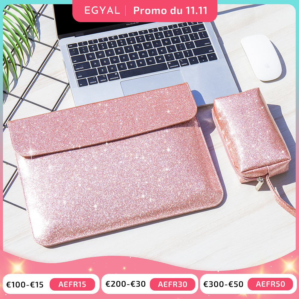 Bolsa para ordenador portátil 15,6 funda para macbook air 13 m1 Pro 13 funda portátil Pro 14 16 accesorios para ordenador portátil bolso de mujer para HP DELL