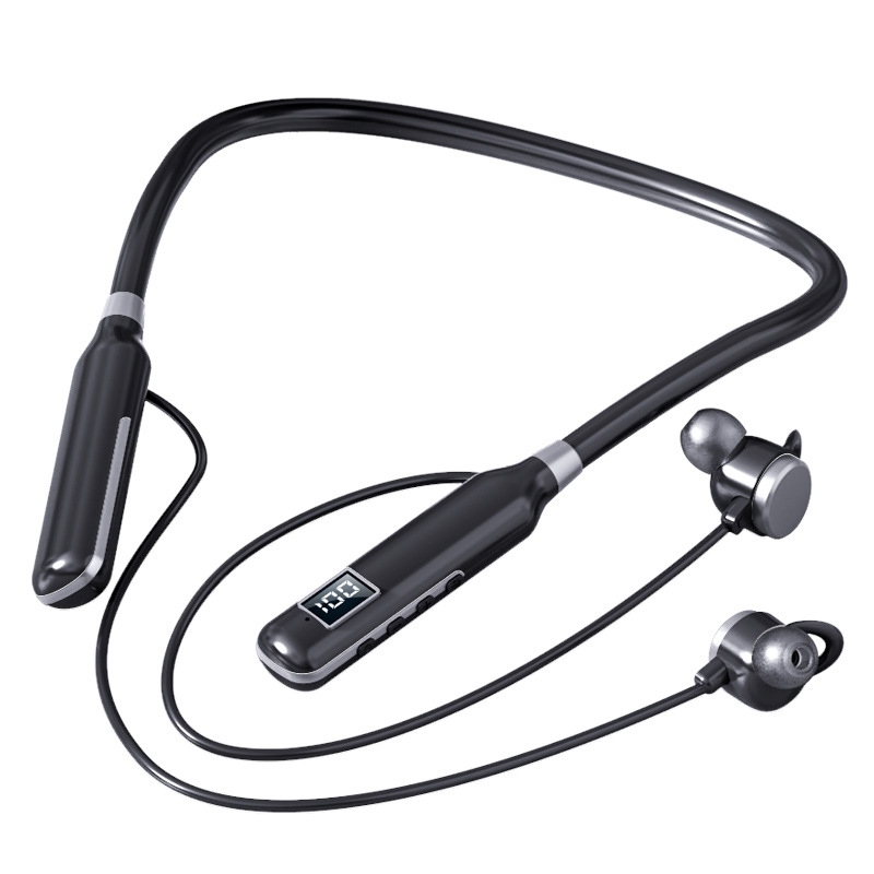 BT7 Wireless Headphones Bluetooth 5.3 Neckband Earphones Magnetic Sports Waterproof Earbuds Headset With Mic SD Card Mode