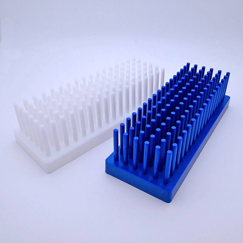 1pcs lab 66/102column plastic column type thickening test tube rack can be inverted socket
