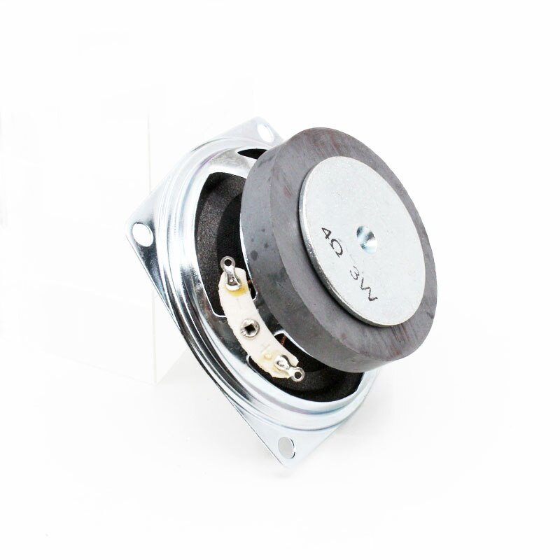 2pcs 4 Ohm 3W Loudspeaker 66MM 2.5 Inch Square Speaker 50MM External Magnetic Antimagnetic Foam Edge Height 28MM