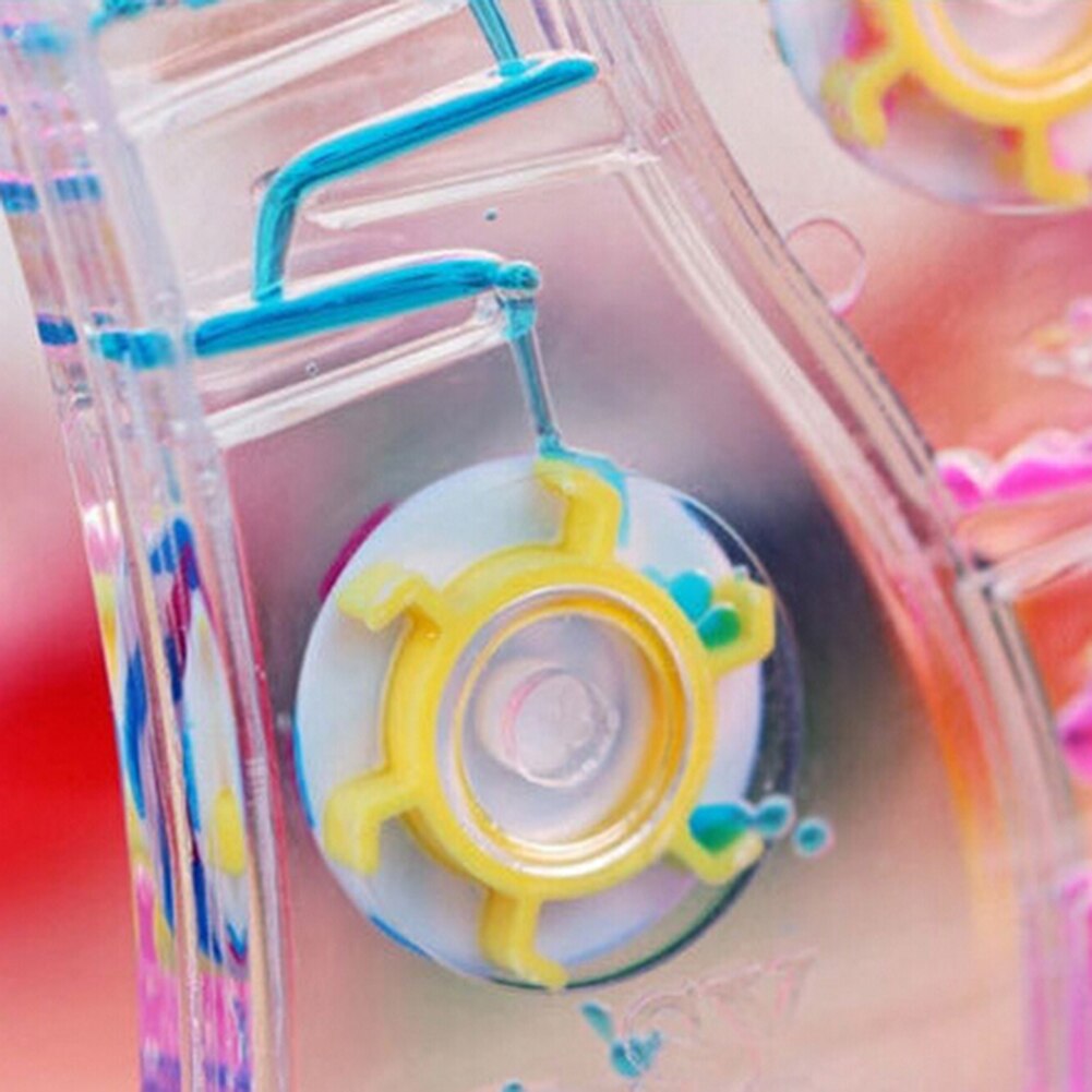 Dobbelt hjerte flydende bevægelse boble dryppe olie timeglas timer børn legetøj