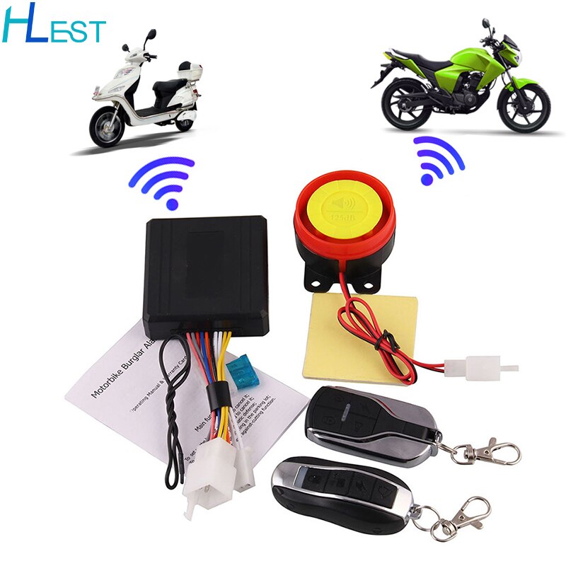 12V Motorrad Fahrrad Anti-diebstahl Sicherheit Alarm System Rolle 125db Fernbedienung Schlüssel Hülse Motor- Starten Motorrad Lautsprecher
