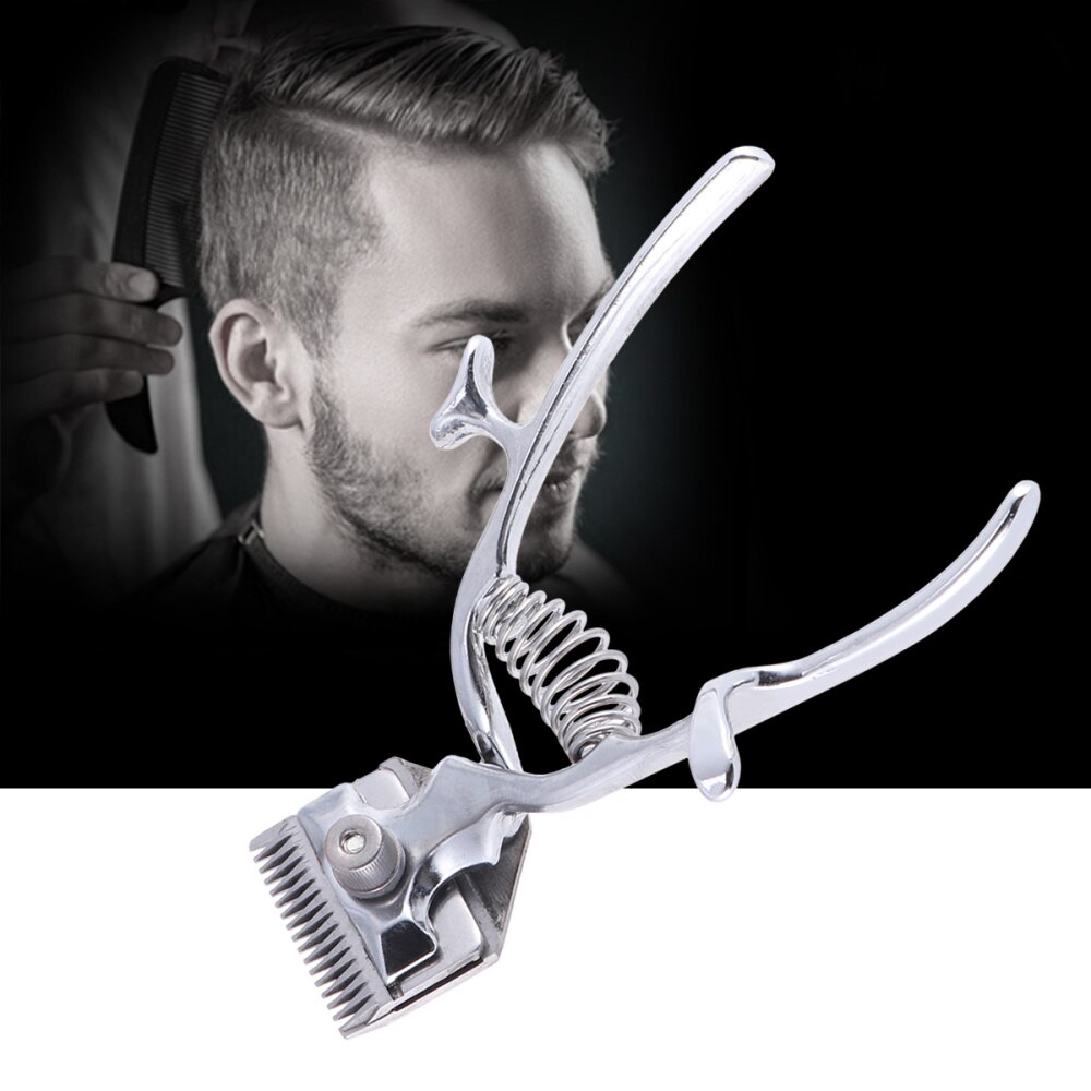 Old Manual Haircut Hair Clipper Trimmer Stainless Steel Hairdressing Non-electric Scissor Grooming Cutter
