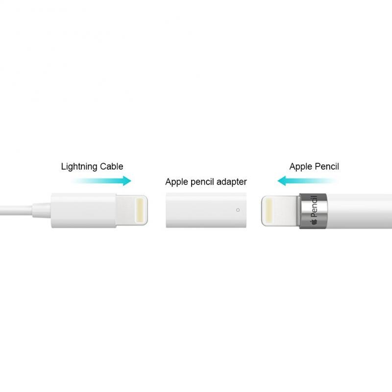 Adaptateur de charge pour Apple Pencil IPad Pro, connecteur de câble, indicateur lumineux de charge, Protection de charge intelligente et sûre