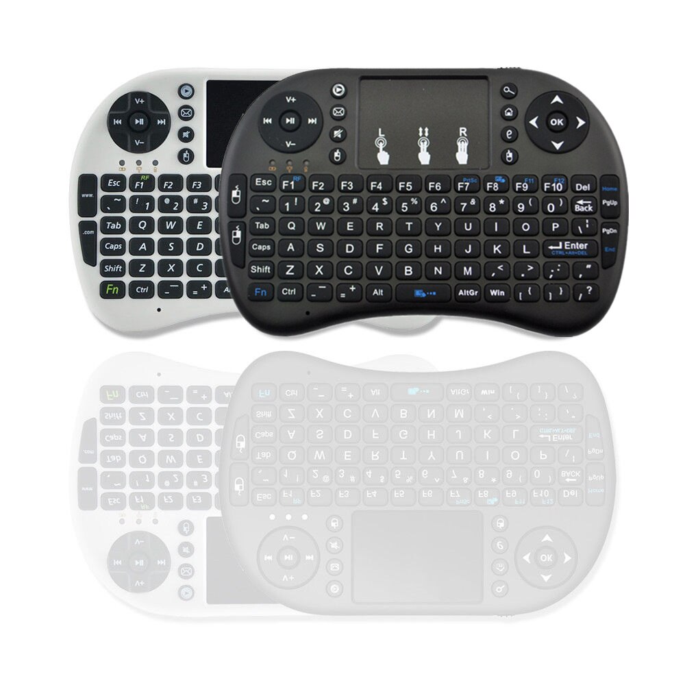 i8 Mini Keyboard 2.4GHz Wireless Air Mouse android TV Control With Touchpad Handheld Work With Android TV BOX Remote Mini PC