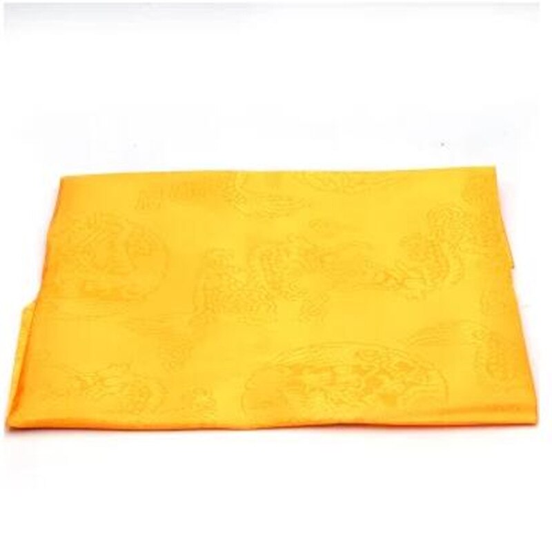 Tissu tantrique rituel bouddhiste tibétain de , frais et agréable, magnifique Satin Jacquard Dragon et phénix 230cm * 43cm
