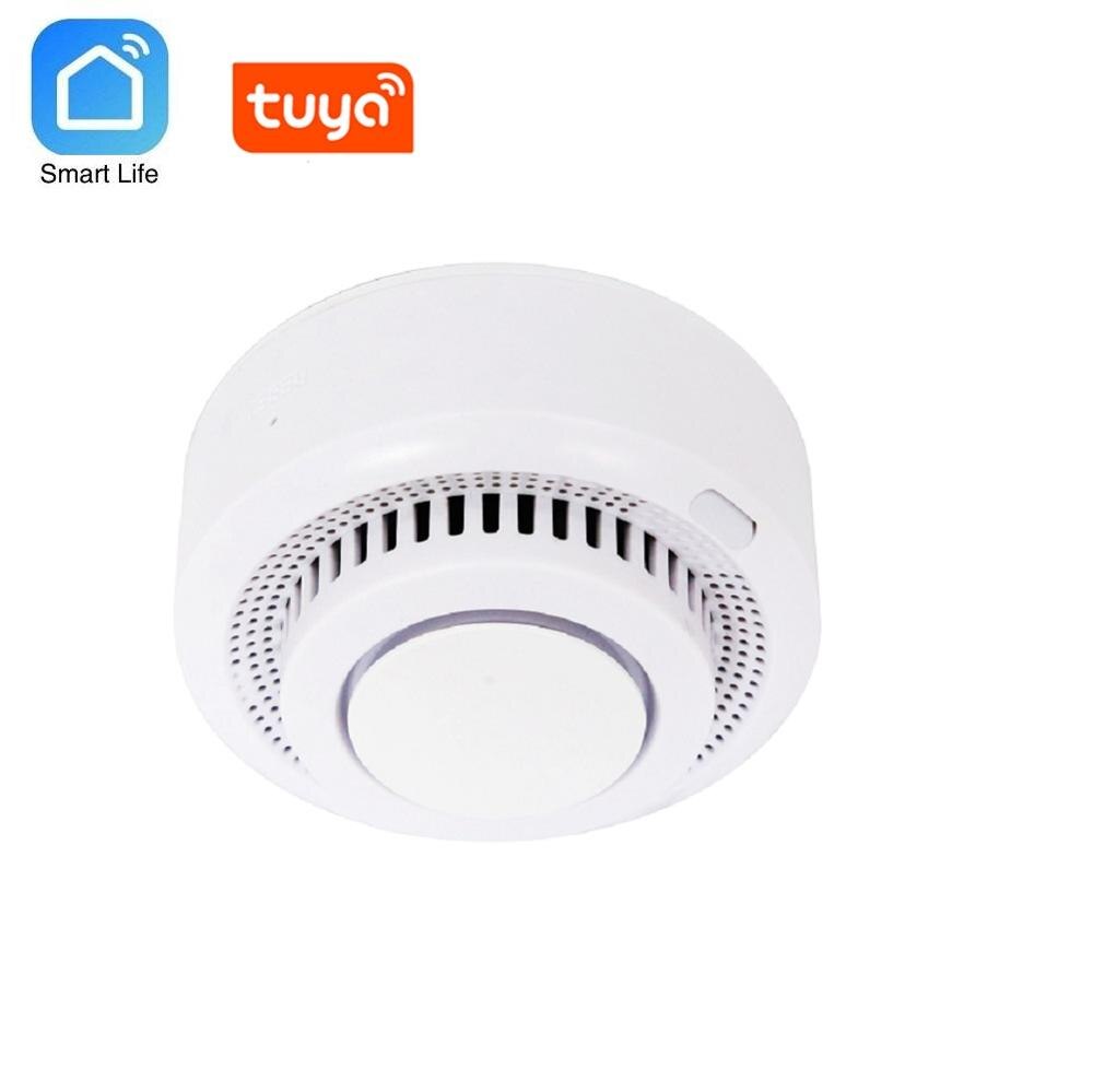 TUYA Smart Life WIFI APP CONTROL Wireless Photoelectric Smoke Alarms Photoelectric Fire Alarm Detector Smoke Sensors