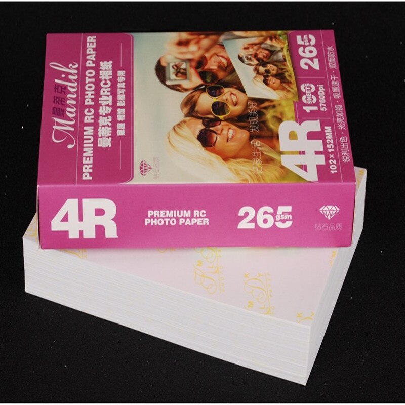 Vandtæt harpiks belagt 265 gsm 4r 3r 5r fotopapir