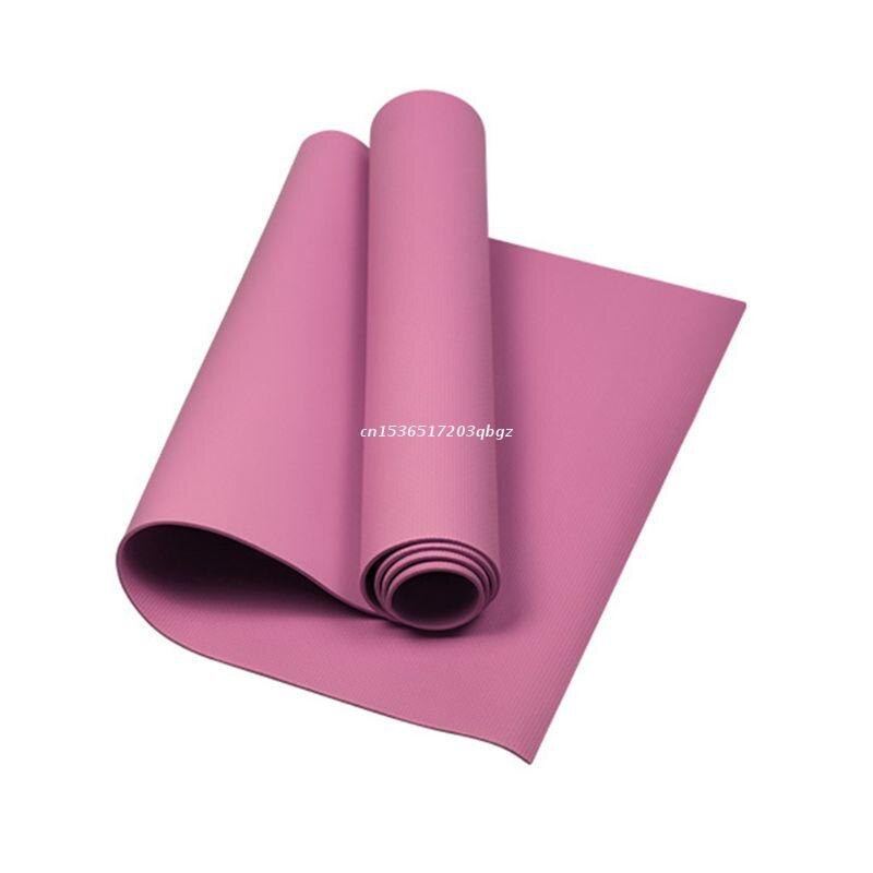 5mm Thick Non-slip EVA Yoga Mat Exercise Body Building Blanket Gym Fitness Equipment Sports Supply: Pink