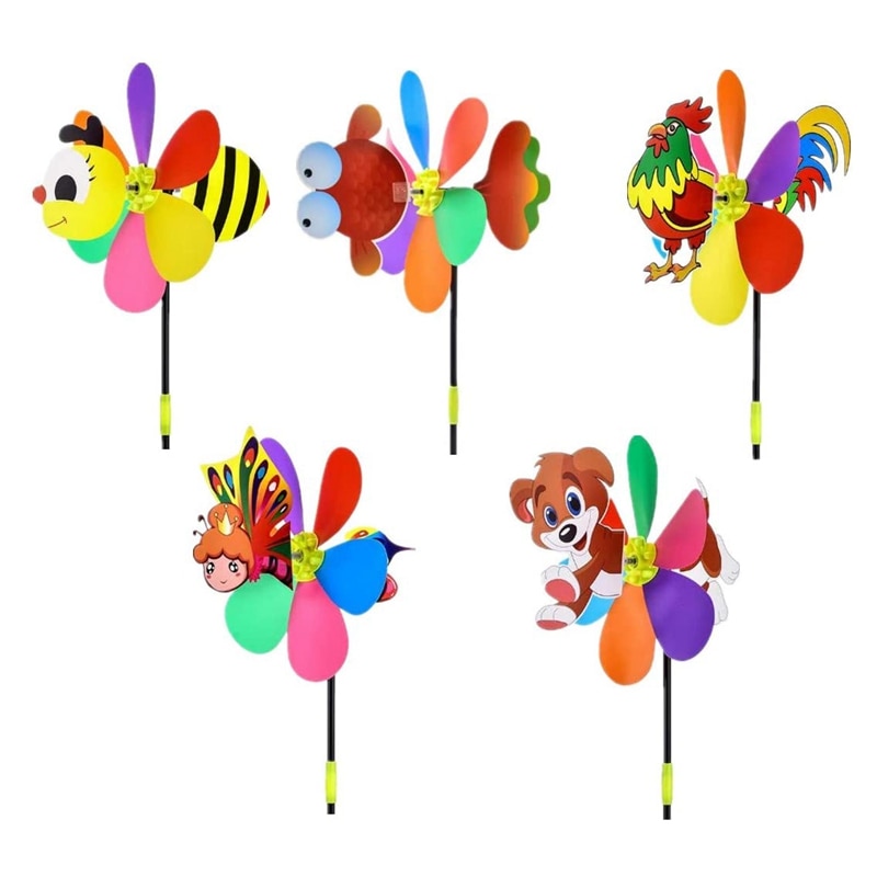 2 Sets Windmühlen Flügel Garten Deko | Kunststoff Solar Windmühlen Ersatzblätter Schwarz