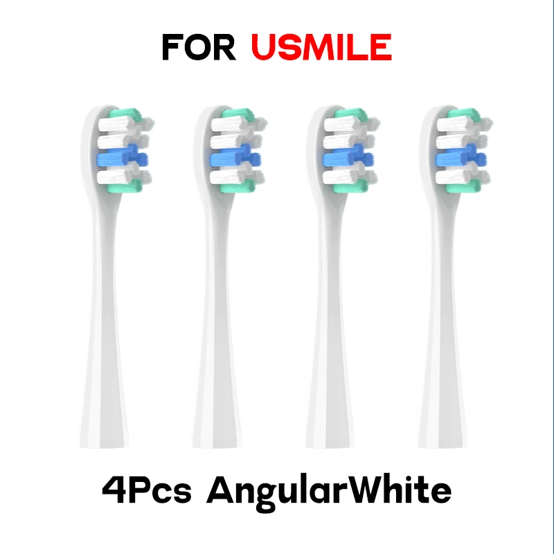 Toothbrushes Head Suitable for All Models of Usmile Brand Electric Toothbrushes Independent Vacuum Packaging: Ivory