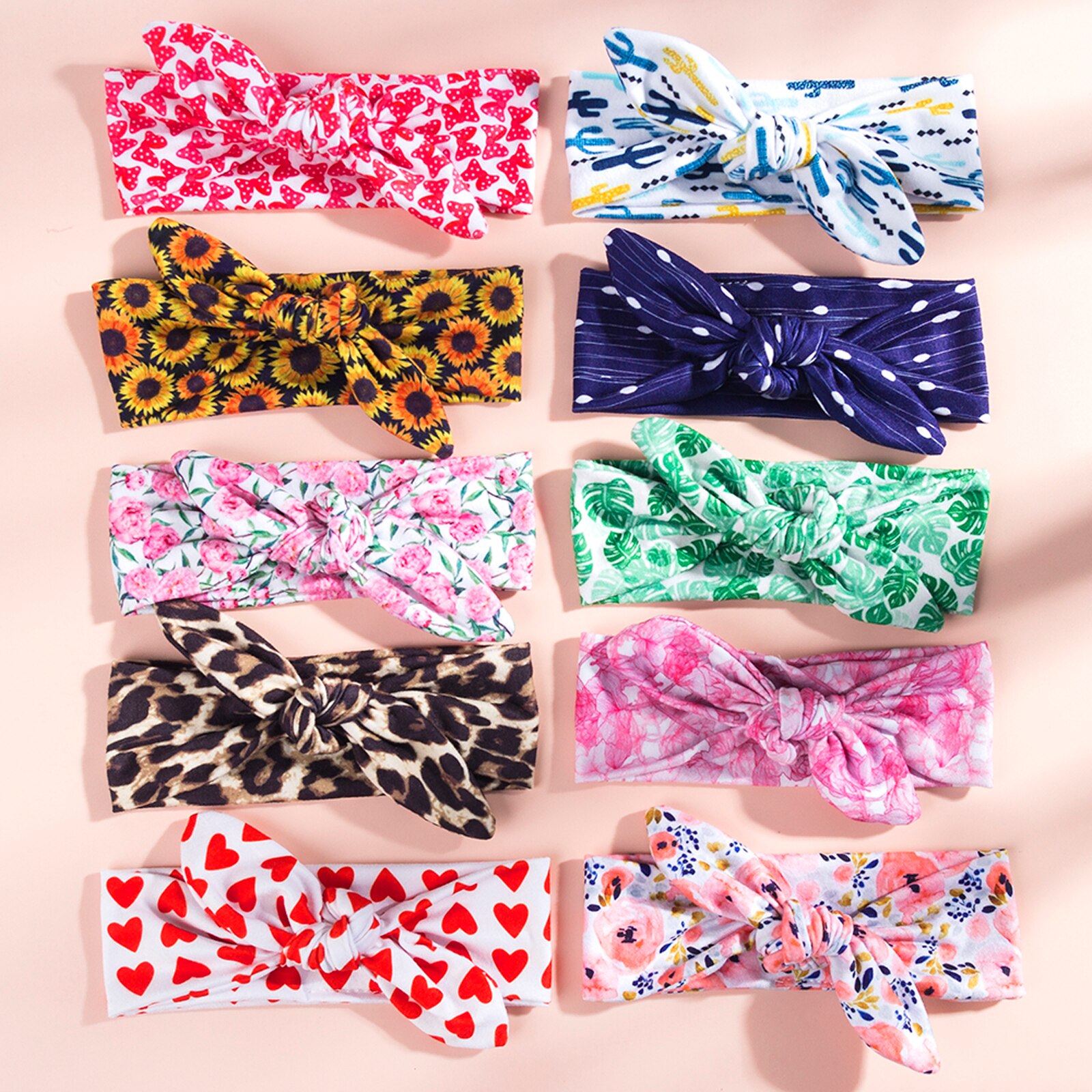 2 Stuks Haarband Vrouwelijke Verbreed Bloemenprint Hoofdband Headwrap Haaraccessoires Voor Volwassenen Kids