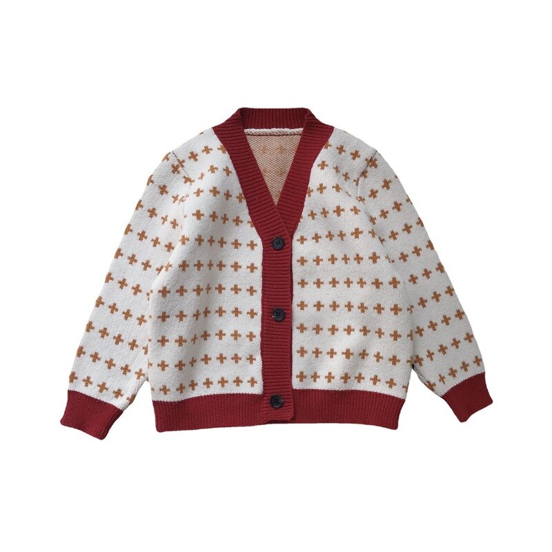 Cardigan da bambina primavera 2021 cappotto maglione per bambini nuovi maglione a maniche lunghe moda bambina