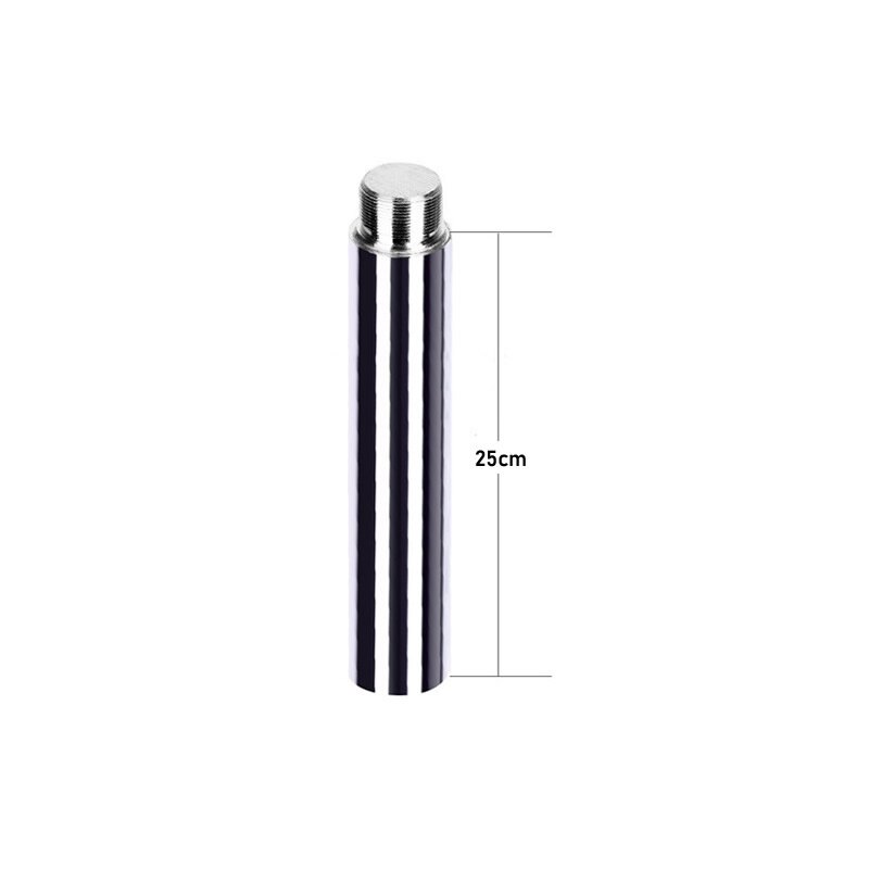 Diamater 45mm x 12.5-25-50 cm forlenger stangrør avtagbart forlengelsesrør stripper stangdans spinnstang eller ryggsekkoppbevaringspose: 25cm