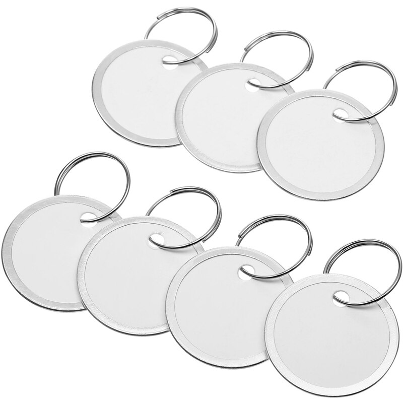 Metal Rim Tags Key Tags Round Paper Tags with Meta... – Vicedeal