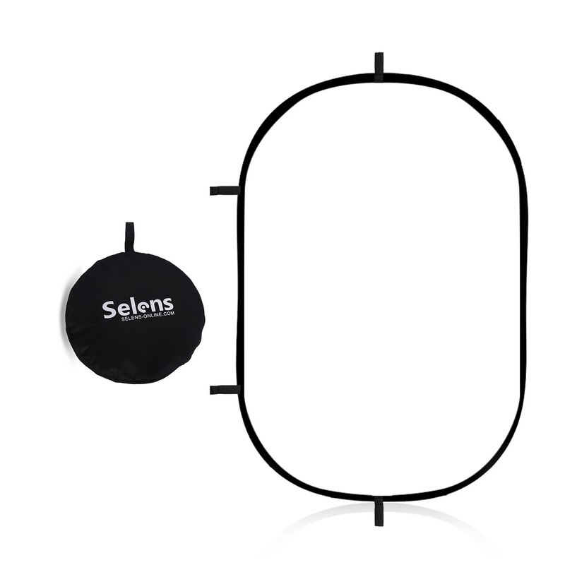 150 x 200cm multi-disk fotografering studio foto oval sammenleggbar lysreflektor håndholdt bærbar fotoplate