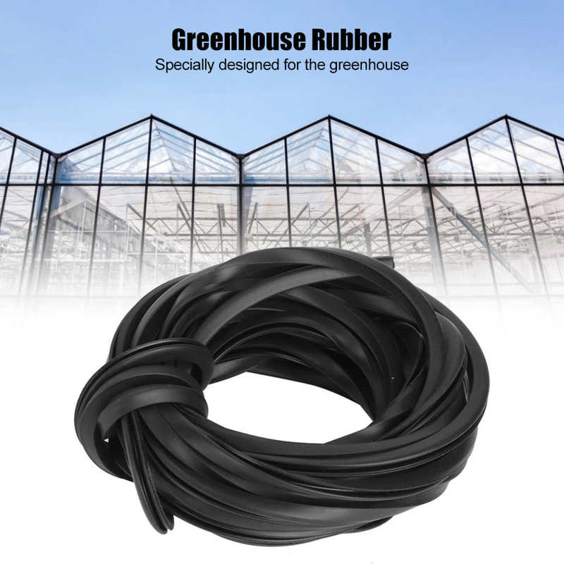 Sort drivhusgummibånd linje kabel drivhus tilbehør forsyninger til glasforsegling mousse acoustique