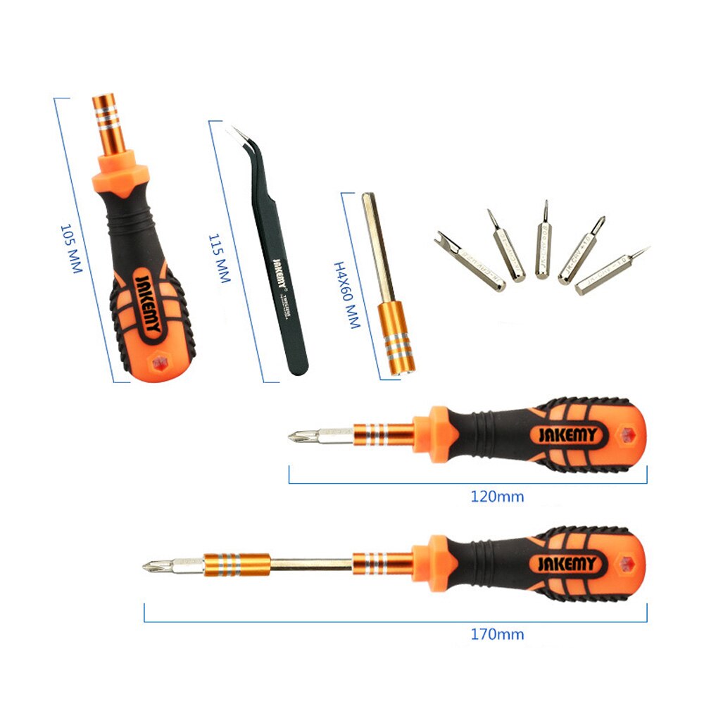 Jakemy JM-8101 33 In 1 Multifunctionele Precisie Schroevendraaier Set Voor Laptop Mini Elektronische Bits Reparatie Gereedschap Kit Set