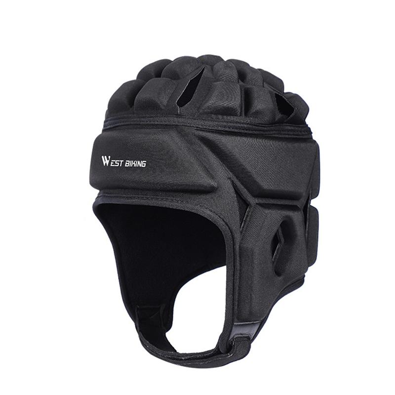 Helmet Men Profession Goalkeeper Adjustable Anti-Collision Football Soccer Goalie Helmet Guard Breathable Sports Head Protector