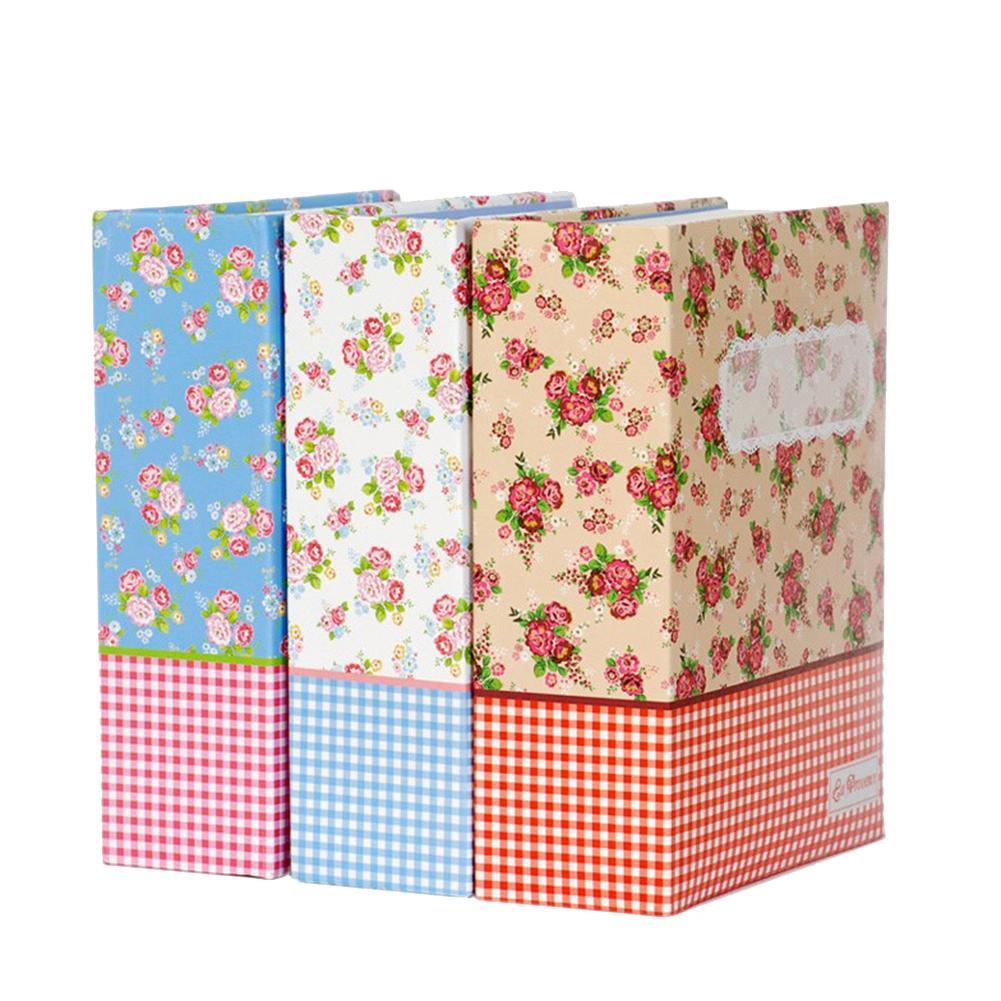 100 lommer fotoalbum søde blomster familie billedalbum hukommelse opbevaring taske holder boligindretning hus dekoration