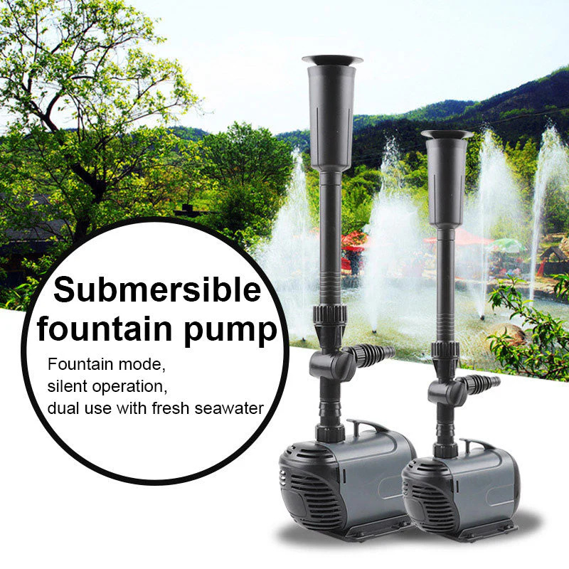 2024 Langlebige, vielseitige, verstellbare Springbrunnenpumpe, drei Modi, Wasserbrunnenpumpe, einstellbarer Durchfluss (Wasserstraffung, 1 Meter)