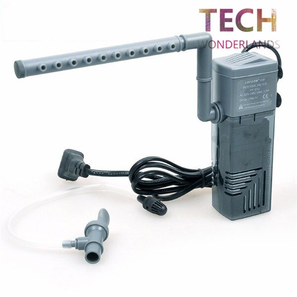 Aquarium Multifunction 3 in 1 Leecom PF-2 series Aquarium Turtle Fish Tank Low Water Add Oxygen Internal Filter of rain