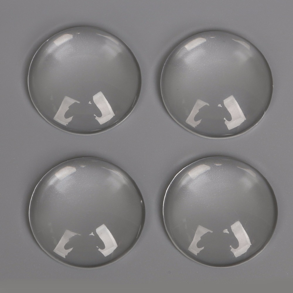 10-50 stk/parti 3d gennemsigtige runde cabochon klare epoxy cirkler til flaskehætter håndværksartikler