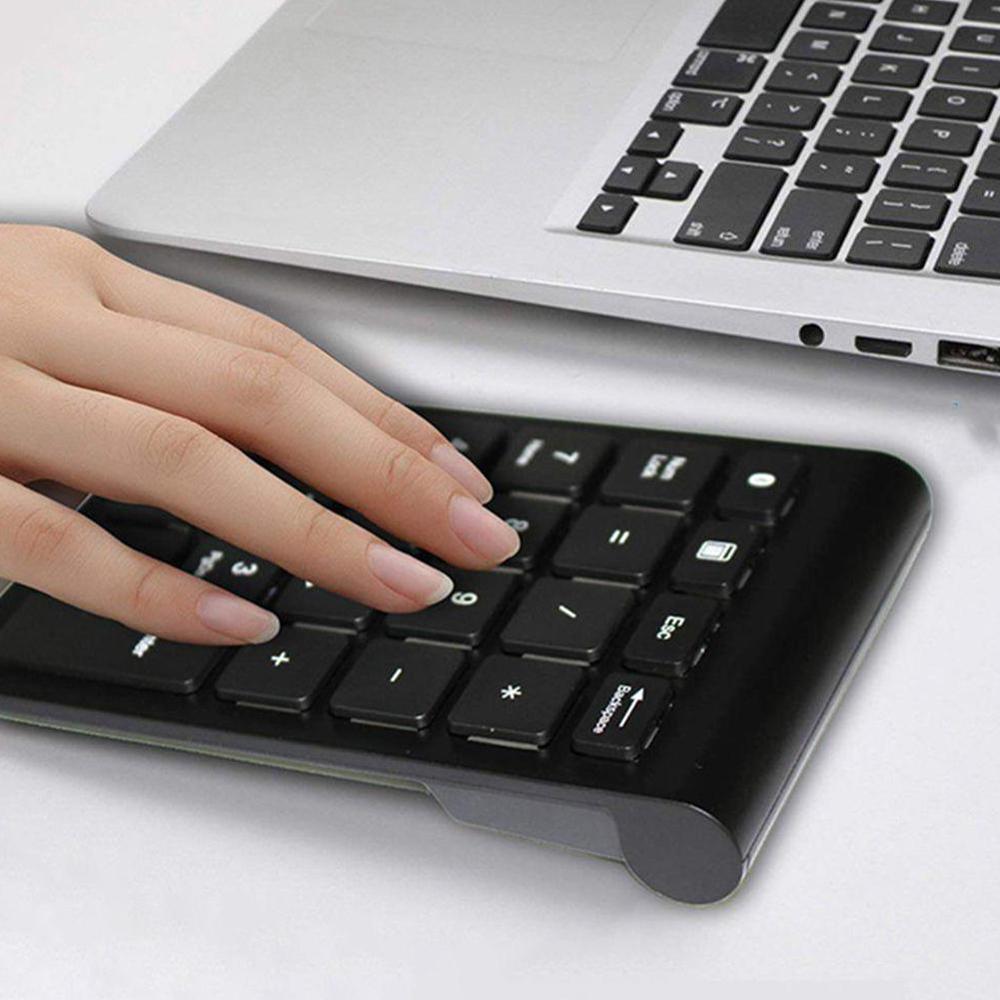 2.4g trådløse mini digital tastatur 18 taster usb nummer numerisk tastatur mus til bærbar pc notebook desktop