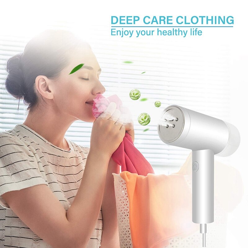 Vaporera para ropa, vaporera portátil de mano para ropa de casa/viaje, telas elimina arrugas para ropa fresca, enchufe de EE. UU.