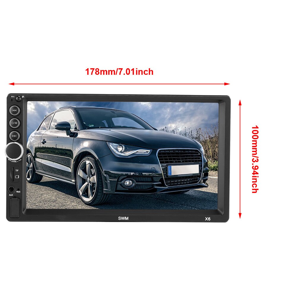 7 Inch Digital Touch Screen Bluetooth 2din Car MP5 Player FM Radio Auto Audio Video Media Player