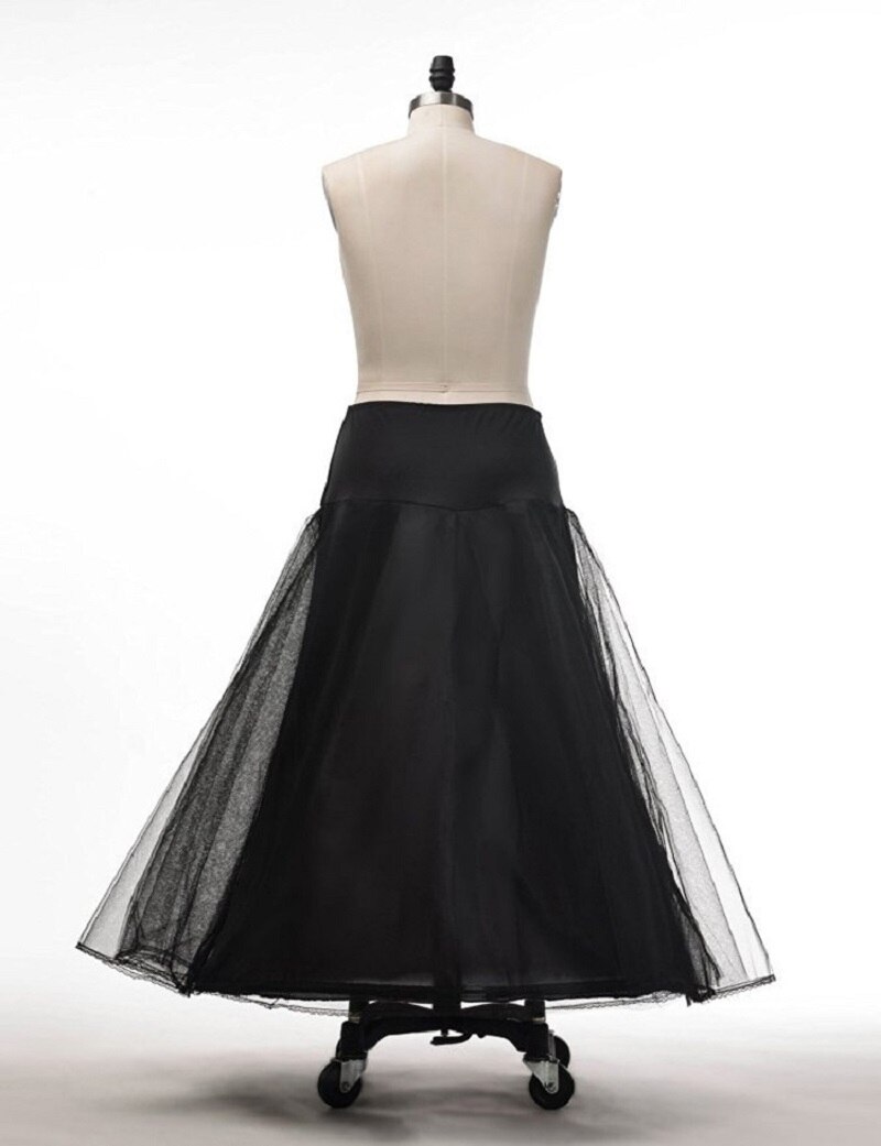 Vintage vit svart tyllklänning 1 båge bröllop underkjol kvinna vestidos para boda jupon fille accessoire mariage