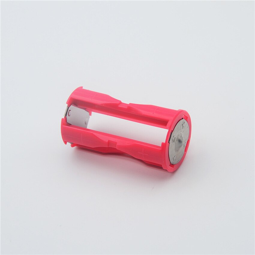1pcs 4*AAA Battery to C Size Parallel Battery Convertor Adapter Red Battery Holder Cases Box C Size Battery Adapter