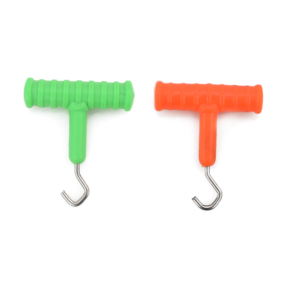 2 x Carp Fishing Rigs Knot Puller Hook Line Knot Puller Hair Rig Knot Tool Fishing Tackle Accessories