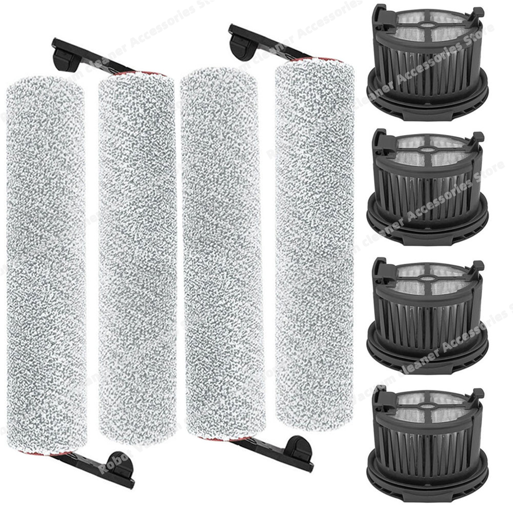 Compatibile con Dreame H20 pro più / H13 pro / H14 pro / H20 ultra / H30 ultra Parti Spazzole a rullo principali Filtri Accessori: Borgogna