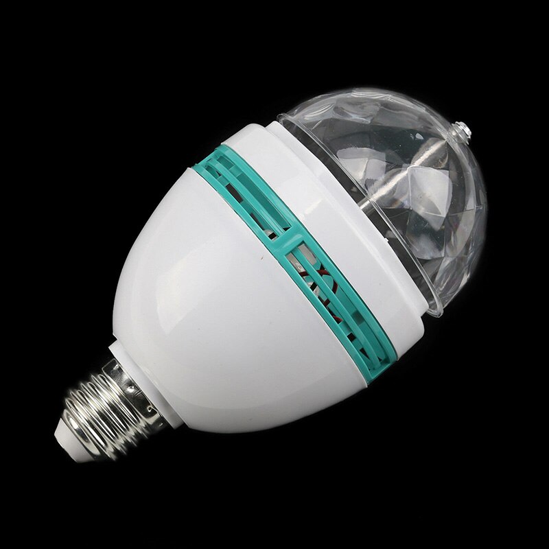 RGB Lamp LED Bulb Stage Bulb Disco DJ Party Dance Lighting Auto-Rotation B27 Bayonet / E27 Screw 3W
